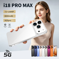 Tersedia 18 PRO MAX 5G Octa-core Layar HD 120Hz Bahasa Inggris Android 15 LTE 16+1TB 108MP Smartphone OLED 7,3 inci Bahasa Prancis/Spanyol