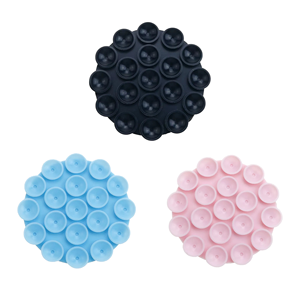 携帯アクセサリー携帯ケース粘着マウントステッカーシリコンサークル吸引カップ携帯電話用グリップホルダー個人パッケージ - Product Image 1