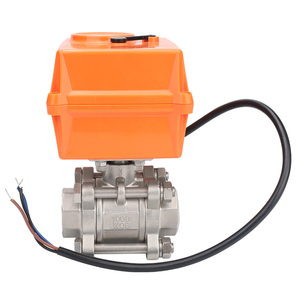 Válvula de bola microeléctrica de 3 vías de acero inoxidable 304, mini válvula motorizada, exquisito actuador microeléctrico, motor sin escobillas ODM - Product Image 2