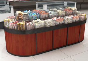 1/2/3 capa de almacenamiento MDF tienda estante interior diseño tienda estante para supermercado tienda muestra - Product Image 4