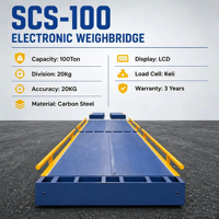 Capteur de pesage pour pont-bascule SCS-100 avec écran LCD, balance électronique numérique, prise en charge OEM/ODM