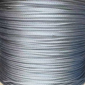 Cable de cuerda de alambre de acero de alta resistencia 6mm 8mm 6X19 6X36 <span class=keywords><strong>Alma</strong></span> De Acero galvanizado hecho en China - Product Image 5