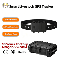 Traceur GPS solaire 4G pour bétail, positionnement multi-précis, alerte géofence, étanche IP67, personnalisation disponible