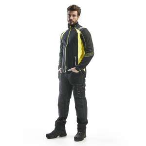 BLAKLADER - 4993101099334XL Chaqueta de microforro polar Negro/Amarillo Hi-vis-EAN 7330509459416 ROPA DE TRABAJO DE LA HI-VIS - Product Image 3