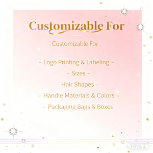 แปรงทำเล็บอะคริลิคสำหรับมืออาชีพขนาด #2-#24กลม/จีบแปรงเล็บอะคริลิคทำจากไม้สีแดงบรรจุกล่องสำหรับมืออาชีพ - Product Image 2