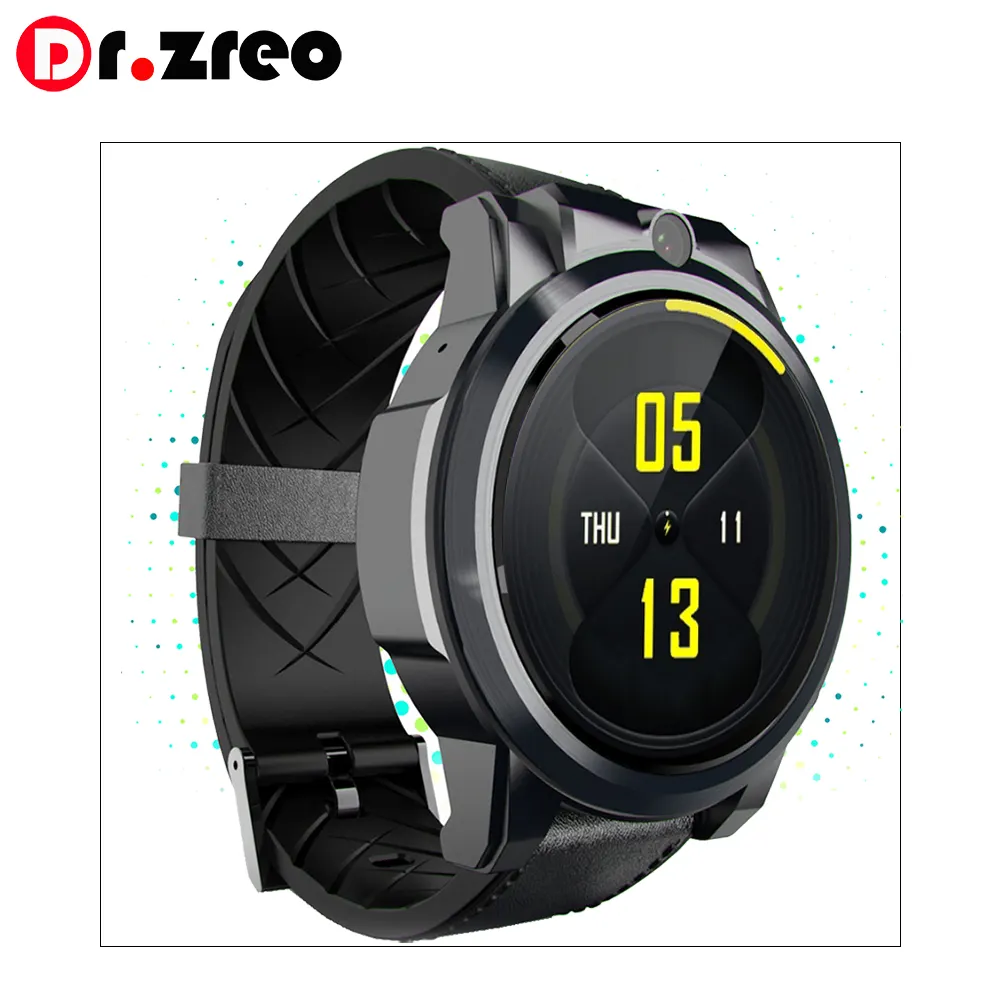 Janus H1 스마트 시계 안드로이드 7.1 방수 1.6 "MTK6739 4G LTE Wifi GPS SIM iOS 안드로이드 Smartwatch 남자 착용 장치