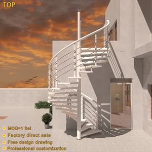 Escalier en colimaçon en fer, escalier extérieur en métal, escalier en marbre, escalier en acier, escalier en colimaçon pour petits espaces, escalier d'<span class=keywords><strong>occasion</strong></span> - Product Image 1