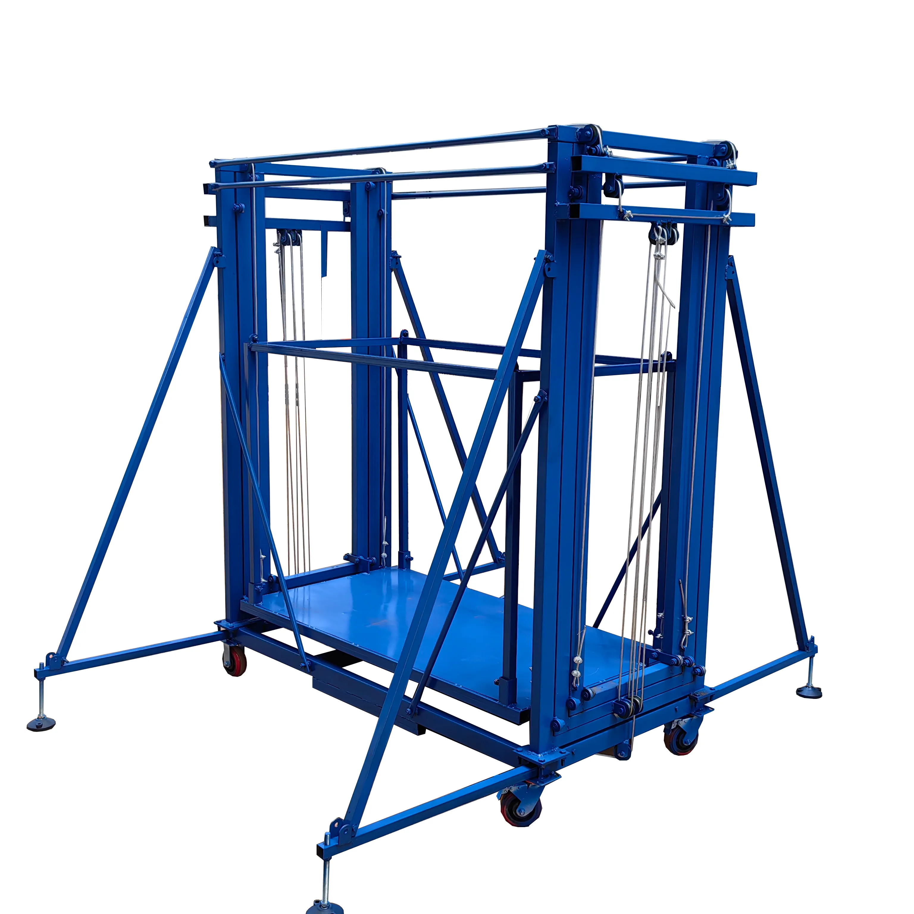 300/500kg Loading Electric Lifting Scaffold Customized 2-10m lifting electric scaffolding made in China