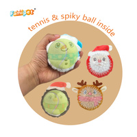 Jouet pour chien en peluche souple et mignon, 2-en-1, nouveau thème de Noël, design personnalisé par le fabricant Famipet, jouet à couiner pour animaux de compagnie