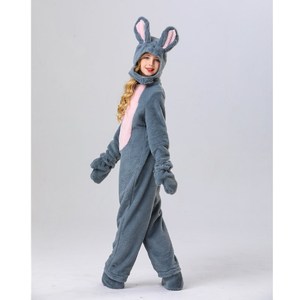 Baige productos calientes Halloween niño niña pijama fiesta ropa conjunto niños rendimiento desgaste conejo disfraz niños conejito monos - Product Image 3