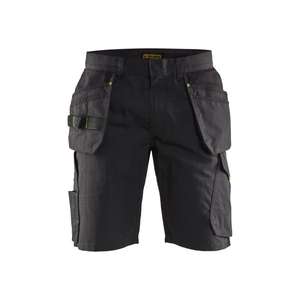 BLAKLADER - 149413309933C58 Short de service avec poches à clous Noir/Jaune-PANTALON DE TRAVAIL EAN 7330509688984 SHORT DE TRAVAIL - Product Image 1