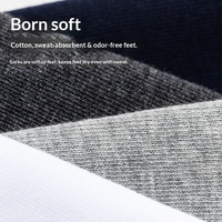 Chaussettes mi-mollet en coton pour hommes, 7200, noires, résistantes à l'usure, déodorantes, pour l'été, le sport, la course à pied, décontractées, pour étudiants