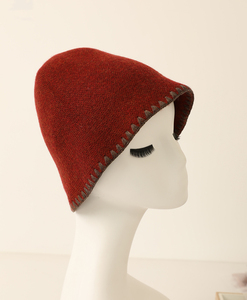 Mongolie intérieure 100% pur <span class=keywords><strong>cachemire</strong></span> pêcheur chapeau casquette personnalisé mode femmes tricoté à la main hiver <span class=keywords><strong>bonnet</strong></span> chapeau - Product Image 2