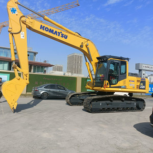 Excavatrice sur chenilles Komatsu PC220 d'occasion de haute qualité, pelle hydraulique - Product Image 4