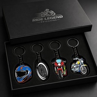Badge émaillé personnalisé pour casque de moto (épingle de motard, emblème de course moto pour cadeau de club) Porte-clés métallique en gros d'usine