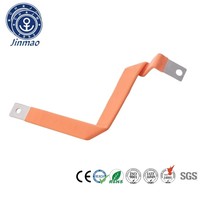 Nouveau connecteur de barre omnibus en cuivre isolé flexible pour batteries, équipement de distribution de tension nominale 240V