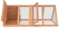 Poulailler en bois personnalisé pour 2 à 4 poules, fabricant OEM, cage à lapins et à cailles d'extérieur avec ventilation, fil métallique, vente en gros