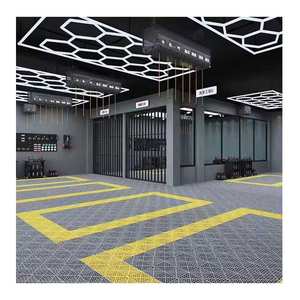 Luz de estación especial para sala de lavado de coches, luz de panal de belleza del coche, taller de reparación de máquinas led, luz diurna de techo - Product Image 1