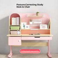 Table d'étude pour enfants école primaire étudiant en bois massif garçons filles écriture bureau chaise ensemble usage domestique hauteur réglable moderne