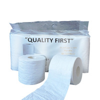 Papier toilette ultra doux 3/4 plis, 300 feuilles, gaufrage personnalisé, pour salle de bain