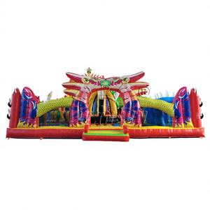 Winsun Château Gonflable Fun City Combo Centre d'Activités pour Enfants Parc à Thème Dragon Usage Commercial Matériau PVC Taille Personnalisée - Product Image 1