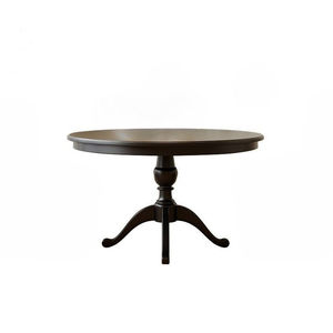 Ensemble de table et de chaises de salle à manger rondes en bois <span class=keywords><strong>vintage</strong></span> pour les petites maisons, style américain et français - Product Image 1