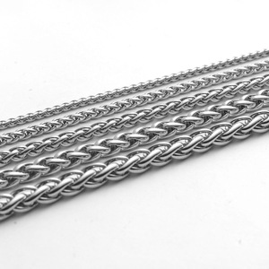 Collier unisexe en acier inoxydable avec <span class=keywords><strong>chaîne</strong></span> en bambou, accessoires de bijoux DIY, <span class=keywords><strong>chaîne</strong></span> de type quille européenne et américaine très vendue - Product Image 5