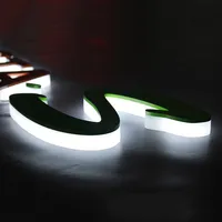 GFacePremium 3D Acryl LED-Kanalbuchstaben-Schild für gelistete Stromversorgungen IP65 Wasserdicht Frontbeleuchtete Werbedekoration Großformat