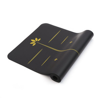 Tappetini per Yoga in gomma sintetica naturale all'ingrosso con Logo personalizzato di lusso antiscivolo