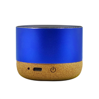 Speaker Bluetooth Mini Portabel Ramah Lingkungan dari Kayu Gabus untuk Luar Ruangan