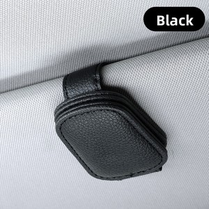 Portaocchiali da Sole Magnetico Multifunzionale in Pelle PU <span class=keywords><strong>per</strong></span> Auto, Accessorio <span class=keywords><strong>Clip</strong></span> <span class=keywords><strong>per</strong></span> <span class=keywords><strong>Occhiali</strong></span> da Vista - Product Image 6
