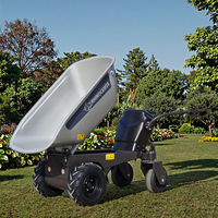 Mini Dumper Elettrico Rhinoceros, Carrello Elevatore Compatto, Caricatore Idraulico per Movimentazione Materiali in Cantiere