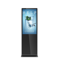 Affichage de signalisation numérique 55 pouces 4K UHD Media Player Kiosque à écran tactile totem interactif Affichage vidéo publicitaire LCD