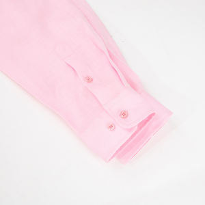 <span class=keywords><strong>Camicia</strong></span> personalizzata da donna in cotone <span class=keywords><strong>rosa</strong></span> con bottone a manica lunga <span class=keywords><strong>camicia</strong></span> di <span class=keywords><strong>lino</strong></span> per donna - Product Image 4