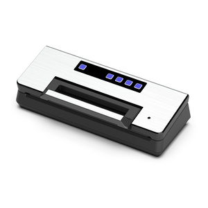 Sellador de Alimentos <span class=keywords><strong>al</strong></span> <span class=keywords><strong>Vacío</strong></span> Eléctrico de 145W con Panel Metálico Cepillado, Máquina de Sellado Automática <span class=keywords><strong>para</strong></span> <span class=keywords><strong>Bolsas</strong></span> de Almacenamiento de Alimentos con Almacenamiento de Rollos de <span class=keywords><strong>Bolsas</strong></span> - Product Image 5