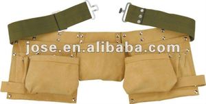 Sac de rangement roulant robuste à 10 poches <span class=keywords><strong>Ceinture</strong></span> à <span class=keywords><strong>outils</strong></span> d'électricien à double poche pour les charpentiers de jardin en nylon durable - Product Image 3