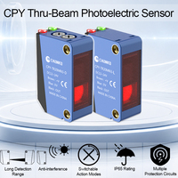 Sensor Fotoeléctrico de Barra Transversal Chanko CPY Directo de Fábrica, Detección de Larga Distancia 5m 20m 40m, Sensor Fotoeléctrico de Luz y Oscuridad