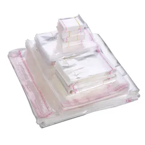 カスタムロゴ印刷パッケージOPPバッグ、セルフシールボップ透明チェロバッグクリアプラスチックOPPバッグ
