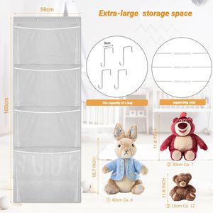 Organizador Colgante Grande para Peluches, con Bolsillos de Malla, Ahorra Espacio, para Habitación Infantil o Guardería - Product Image 6