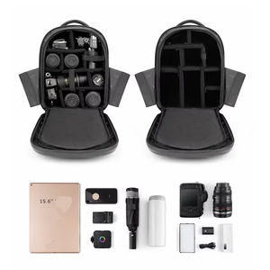 Sac à dos de photographie professionnel, coque rigide en EVA, fermeture éclair, étanche, protection, support de trépied, sac pour appareil photo - Product Image 2