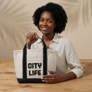 Canvas <b>Beach</b> <b>Bags</b> Wholesale Custom Printed Reusable <b>Tote</b> <b>Bags</b> <b>for</b> Retail Stores - Product Image 1