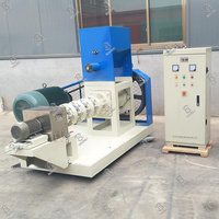 Extrudeuse d'aliments pour poissons de 2 tonnes par heure / Outil d'extrusion pour aliments flottants pour poissons / Extrudeuse industrielle entièrement automatique à alimentation forcée