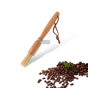 Accessoires de café HIGHWIN <span class=keywords><strong>Brosse</strong></span> de nettoyage en poudre pour moulin à café avec manche en bois - Product Image 3