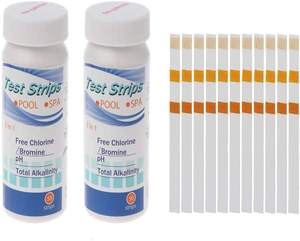 Bandelettes de test de <span class=keywords><strong>PH</strong></span>/alcalinité totale/<span class=keywords><strong>chlore</strong></span> résiduel 3 en 1 pour piscine, papier de test de <span class=keywords><strong>PH</strong></span> quotidien pour eau, <span class=keywords><strong>bandelette</strong></span> de test d'alcalinité pour aquarium - Product Image 2