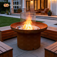 Brasero extérieur personnalisable en acier Corten à prix réduit – Brasero à gaz en acier Corten