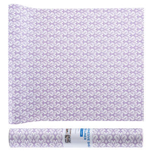 Revestimientos para cajones de cocina con agarre floral gris-Revestimiento antideslizante para armario y estante Fácil de instalar Ideal para refrigerador de baño - Product Image 5