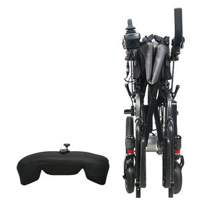 Silla <span class=keywords><strong>de</strong></span> Ruedas Eléctrica Plegable <span class=keywords><strong>de</strong></span> Marca Privada, Motor <span class=keywords><strong>de</strong></span> 180W, Llantas <span class=keywords><strong>de</strong></span> Panal <span class=keywords><strong>de</strong></span> Abeja <span class=keywords><strong>de</strong></span> 6 Pulgadas Delanteras y 12 Pulgadas Traseras, Embalaje Personalizado OEM - Product Image 6