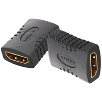 Adaptador HDMI Hembra a Hembra, Conector HDMI, Extensor, Convertidor, Compatible con 3D 4K 1080P para TV, Roku, Fire Stick, PS5, PS4, PC