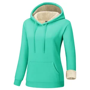 Pull à capuche pour femme Tops Casual Cotton <span class=keywords><strong>Coat</strong></span> Outwear, Winter Thicken Fleece Sweat à capuche - Product Image 5