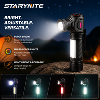 Lampe torche LED STARYNITE FW20 haute luminosité, puissance de sortie 5W, rechargeable, portable, torche EDC, étanche IPX4 pour le camping